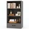 Storage Bookshelf with Drawer and 3 Open Shelves for Study or Bedroom